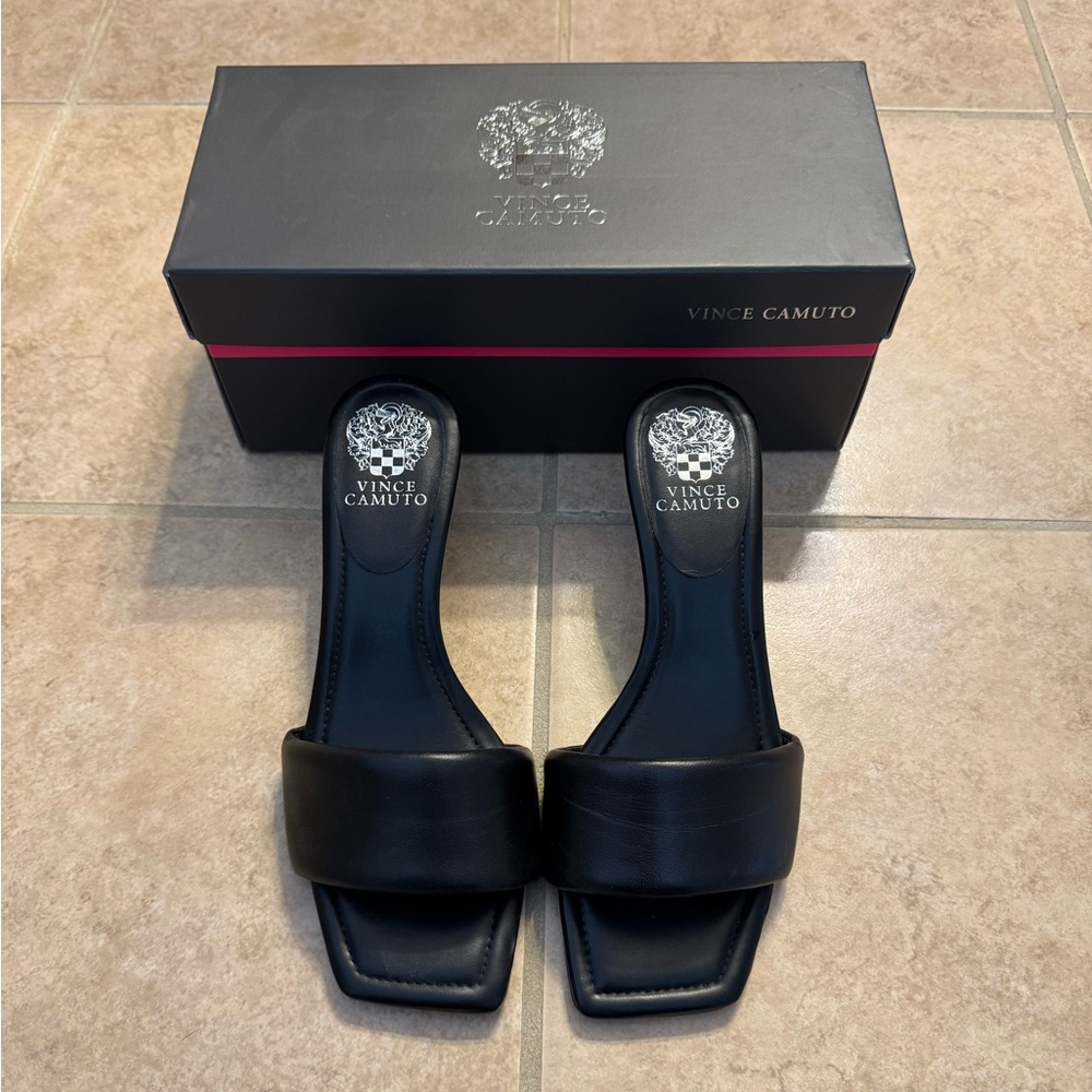 Vince Camuto Black Sandals